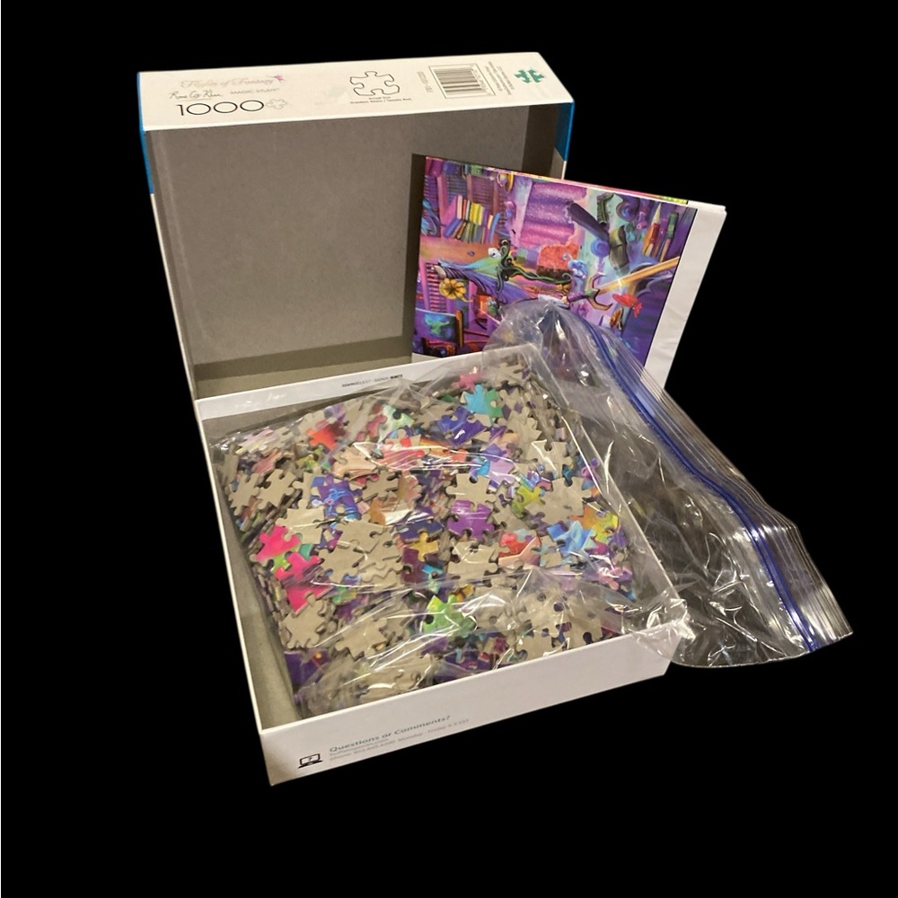 Flights of Fantasy The Magic Study 1000 Piece Puzzle by Buffalo - Picture 6 of 8